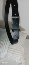 Calvin Klein Made In Italy Black Leather 36 I...