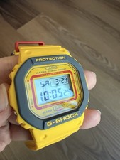 New Casio G-Shock Yellow Watch DW-5600REC-9