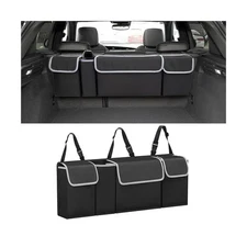 AUCELI Car Trunk Organizer, Backseat Hanging Large Storage with Adjustable St...