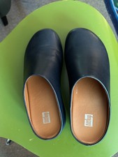 Fitflop Women's Shuv Clog Blue Mules 8, EU 38