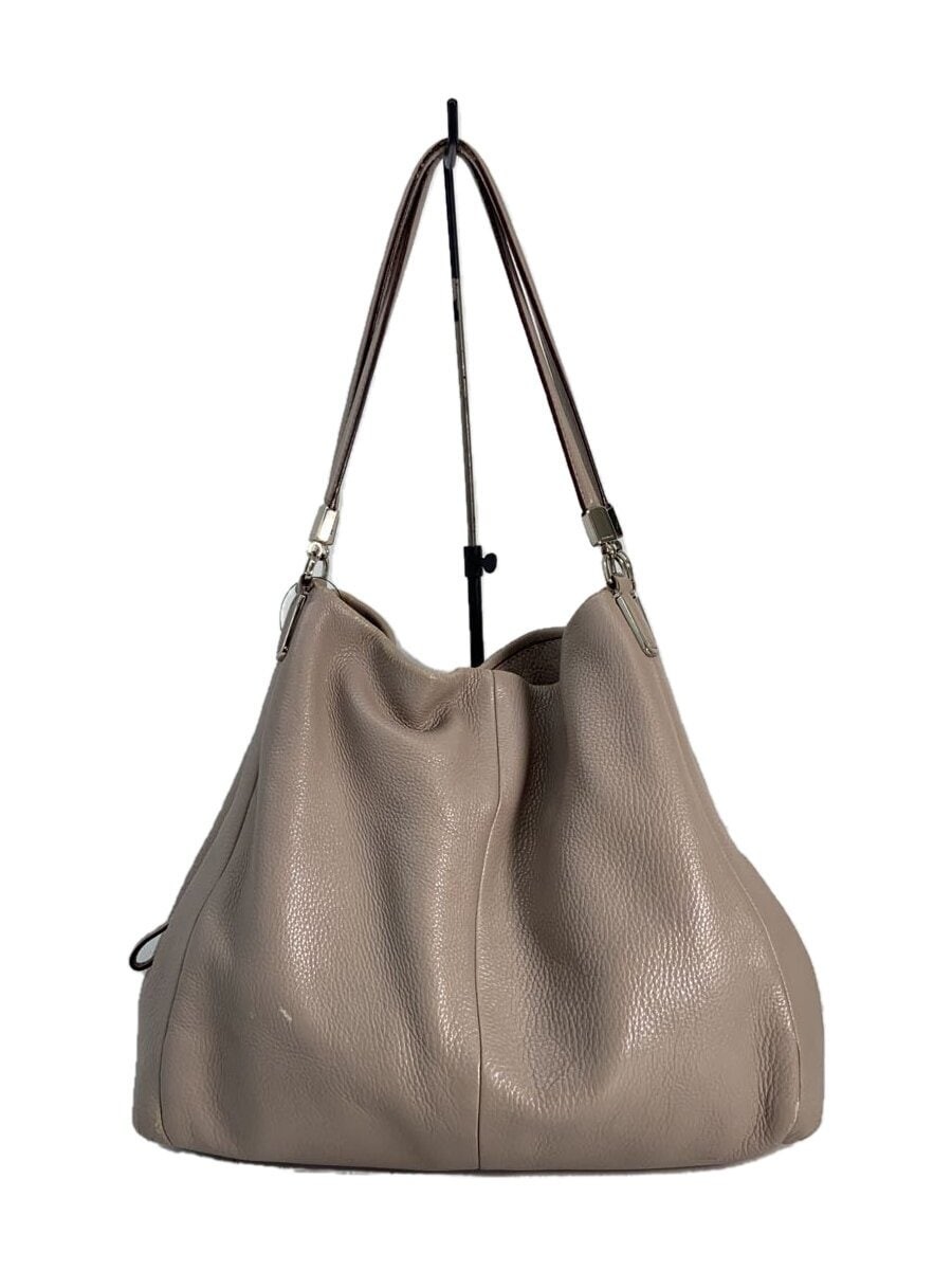 COACH Leather BEG Tote Bag in Classic Plain Design