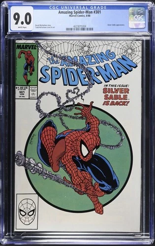 The Amazing Spider-Man #301 (Marvel, June 1988) CGC 9.0