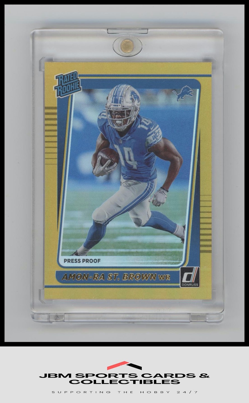2021 Donruss #284 Amon-Ra St. Brown Press Proof Premium RC
