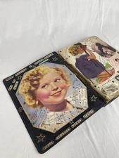 Handmade SHIRLEY TEMPLE 134 pg SCRAPBOOK NEWSPAPER MAGAZINE CLIPPINGS EPHEMERA