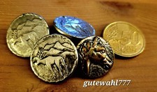 4 x Knöpfe , Trachtenknöpfe  Elche, Pferdekopf, silberfarben, Metall, vintage