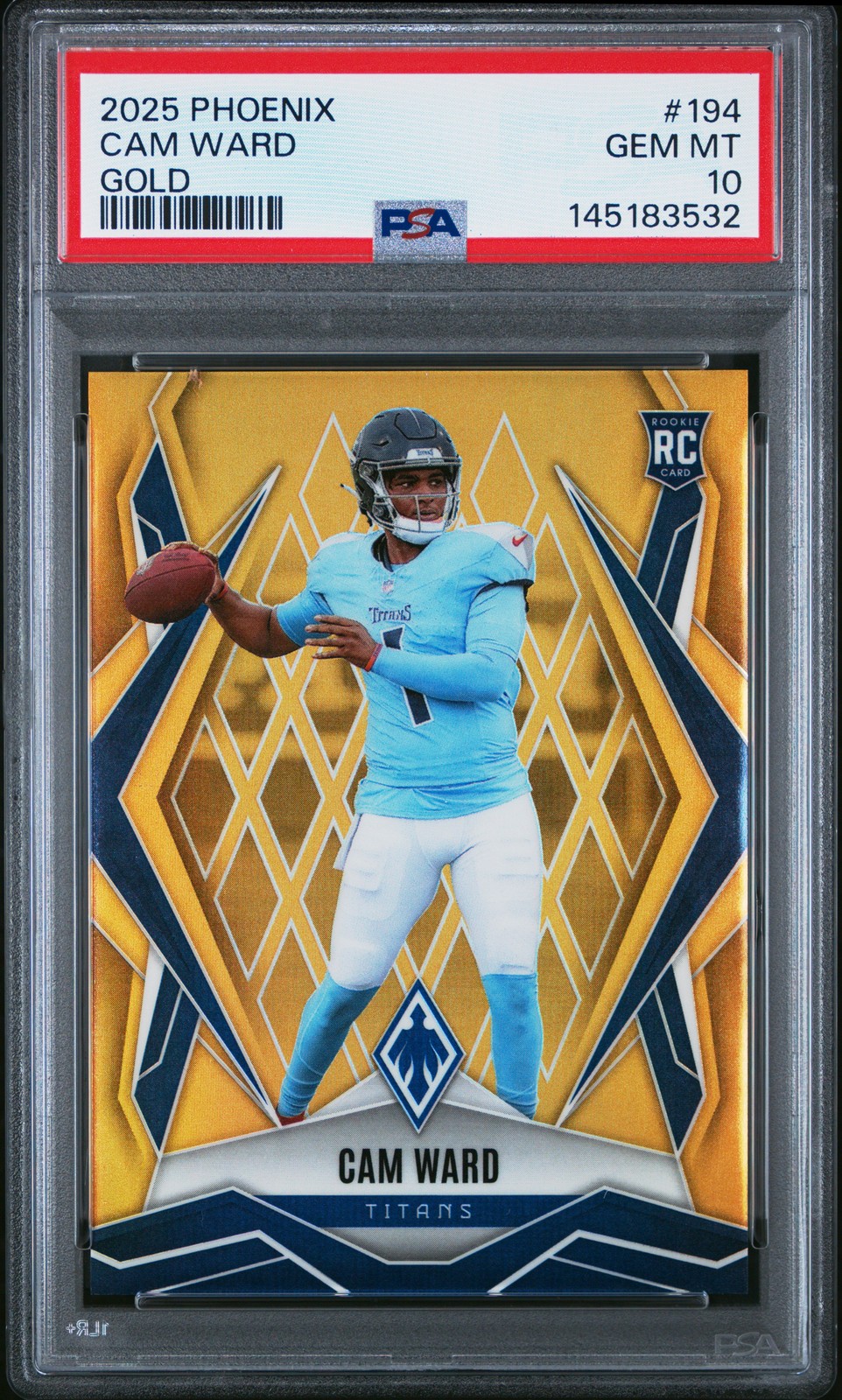 Cam Ward Panini Phoenix #194 Gold