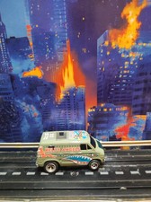 CUSTOM AUTO WORLD HO SLOT BODY - HELLS ANGELS VAN