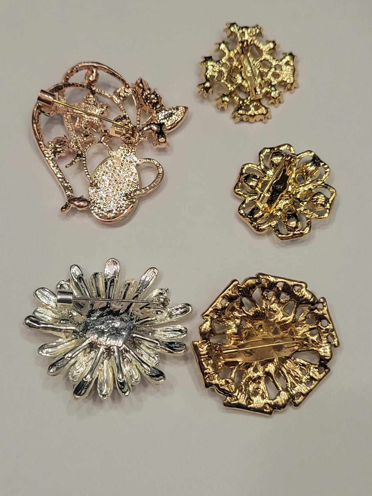 Beautiful Multicolor Spring Rhinestone Flower Flo… - image 8