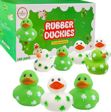 St. Patrick'S Holiday Rubber Duck Toy Duckies for Kids, Bath Birthday Gifts Baby