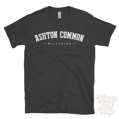 ASHTON COMMON WILTSHIRE T-SHIRT steeple ashton england college style