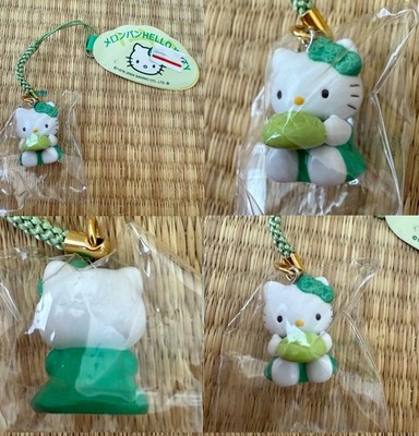 RARE Hello Kitty Japan Limited Melonpan Bread Strap  2004 Mint with Tag  Sanrio