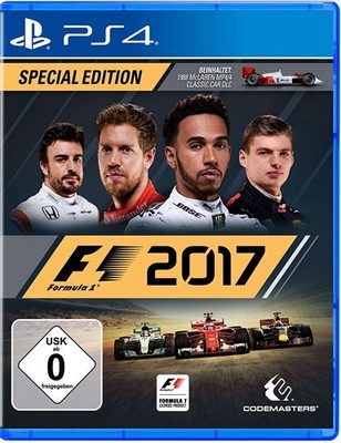 PS4 - F1 / Formula One 2017 #Special Edition DE mit Pappschuber Top Zustand