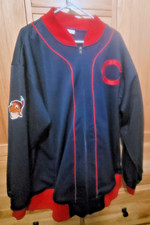 CLEVELAND INDIANS BASEBALL CHIEF WAHOO MITCHELL & NESS MENS 2XL XXL JACKET COAT