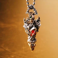 Pendulum Pendant with Crystal, witchcraft Jewelry, Divination Tool