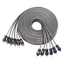 Rci617 99.99 Oxygen Free Copper 17Ft 6-Channel Rca Audio Cable, Twisted