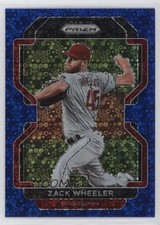 2022 Panini Prizm Tier III Blue Donut Circle 64/199 Zack Wheeler #222 10k8