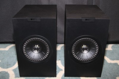 KEF Q1 Meta Bookshelf Speakers (Pair) - Black - Very Good Condition