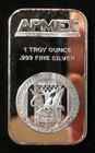 1 Ounce Silver Bar .999 Fine Silver
