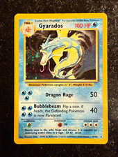 Gyarados Base Set 6/102 Holo Rare English 1999 MP on eBay