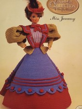 Vtg Gibson Barbie Gown Crochet Pattern Barbie Historical Dress Crochet Pattern