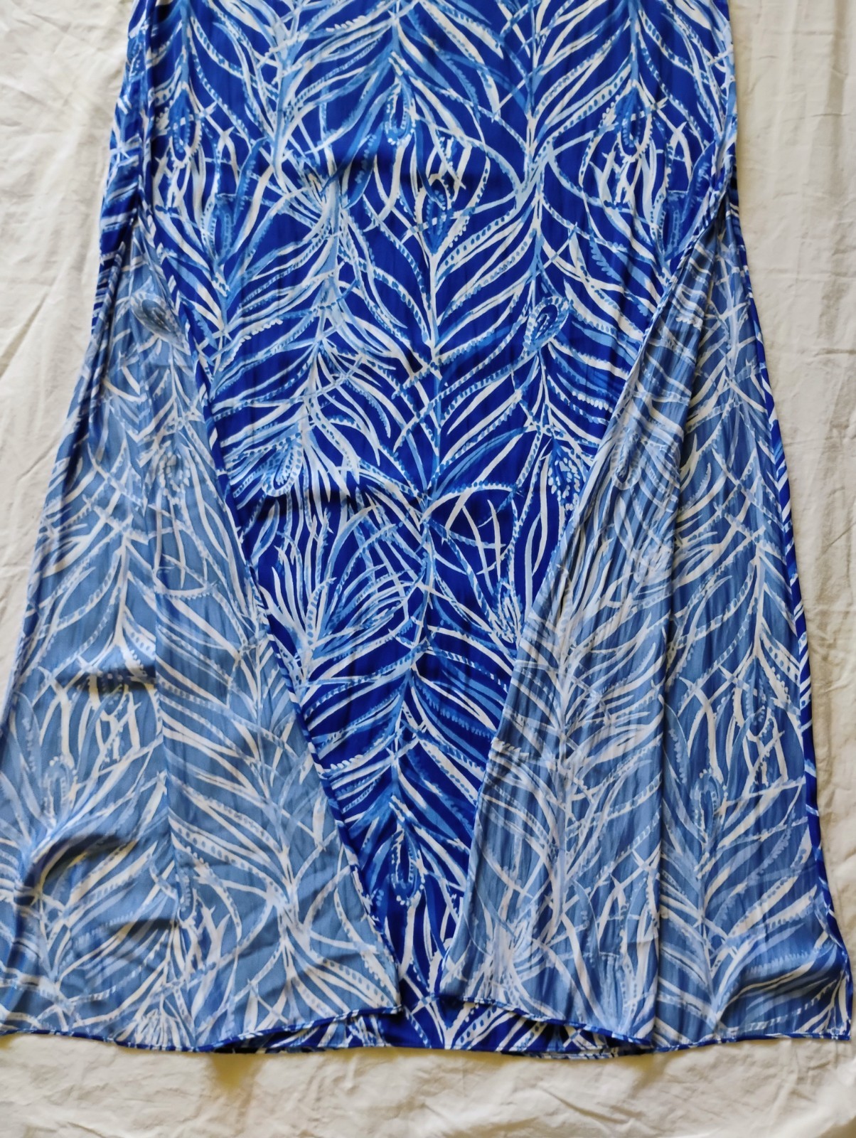 Lilly Pullitzer Blue White Parrot Pattern Maxi Dr… - image 5