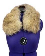 Collo Pelo Pelliccia Beige Larga 60x15 Cm C-P-M-04