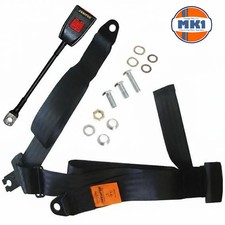 Morris Minor Oxford Traveller Front Static Noninertia 3 Point Seat Lap Belt Kit