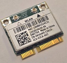 R4GW0 Dell Wireless 1704 DW1704 WiFi 802.11 b/g/n Bluetooth PCIe Half