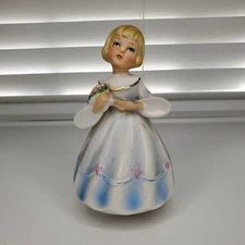 Schmid Bros Girl Figurine Revolving Music Box Tune 101 Lara's Theme Vintage Vtg