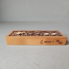 Spitfire Labs NY Nes Controller Wooden Laser Engraved Super Mario Bros 2. +stand