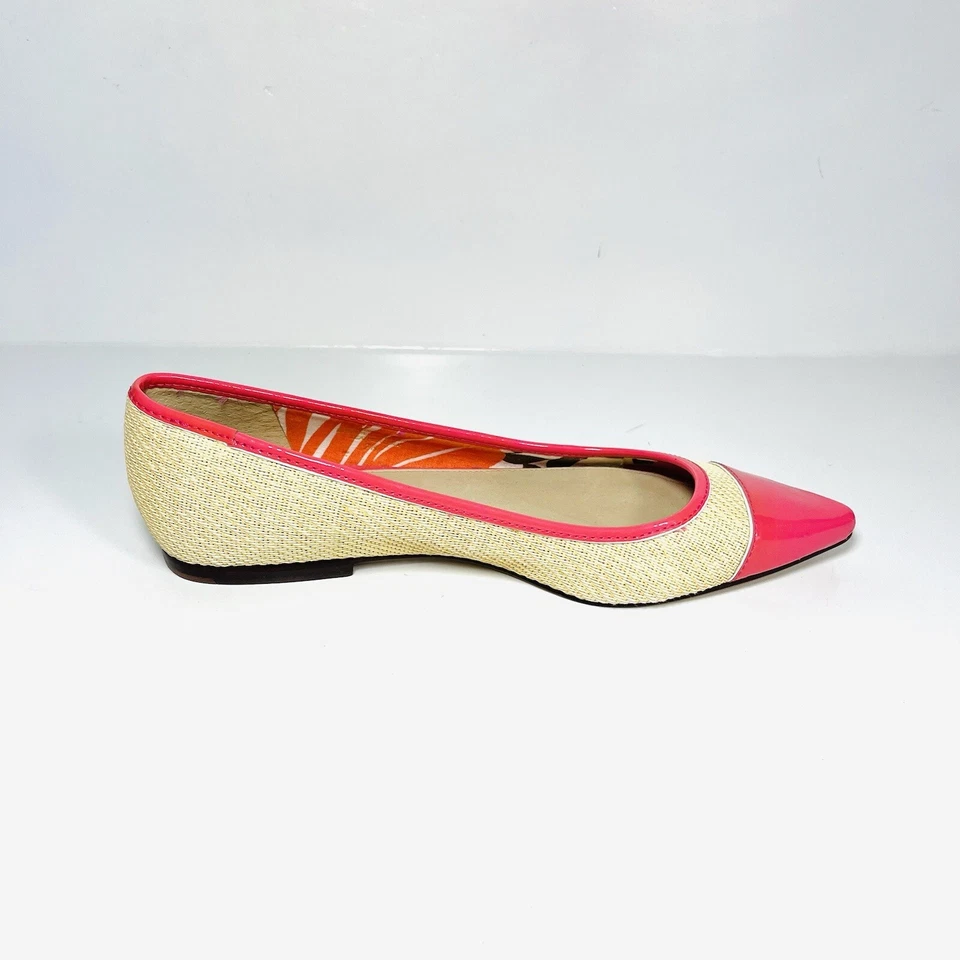 Sapatilhas femininas Lilly Pulitzer Via Palm Beach balé tamanho 7 M biqueira pontiaguda - Imagem 2 de 4