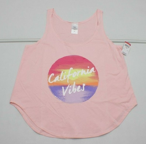 Kmart Women's Womens S Pink CALIFORNIA SUMMER Tank Top TEE Shirt ~NEW  816971027324 | eBay