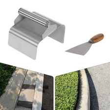 Concrete Curb Trowel Edger Landscape Curb Trowel Kraft Tool with Putty Knife