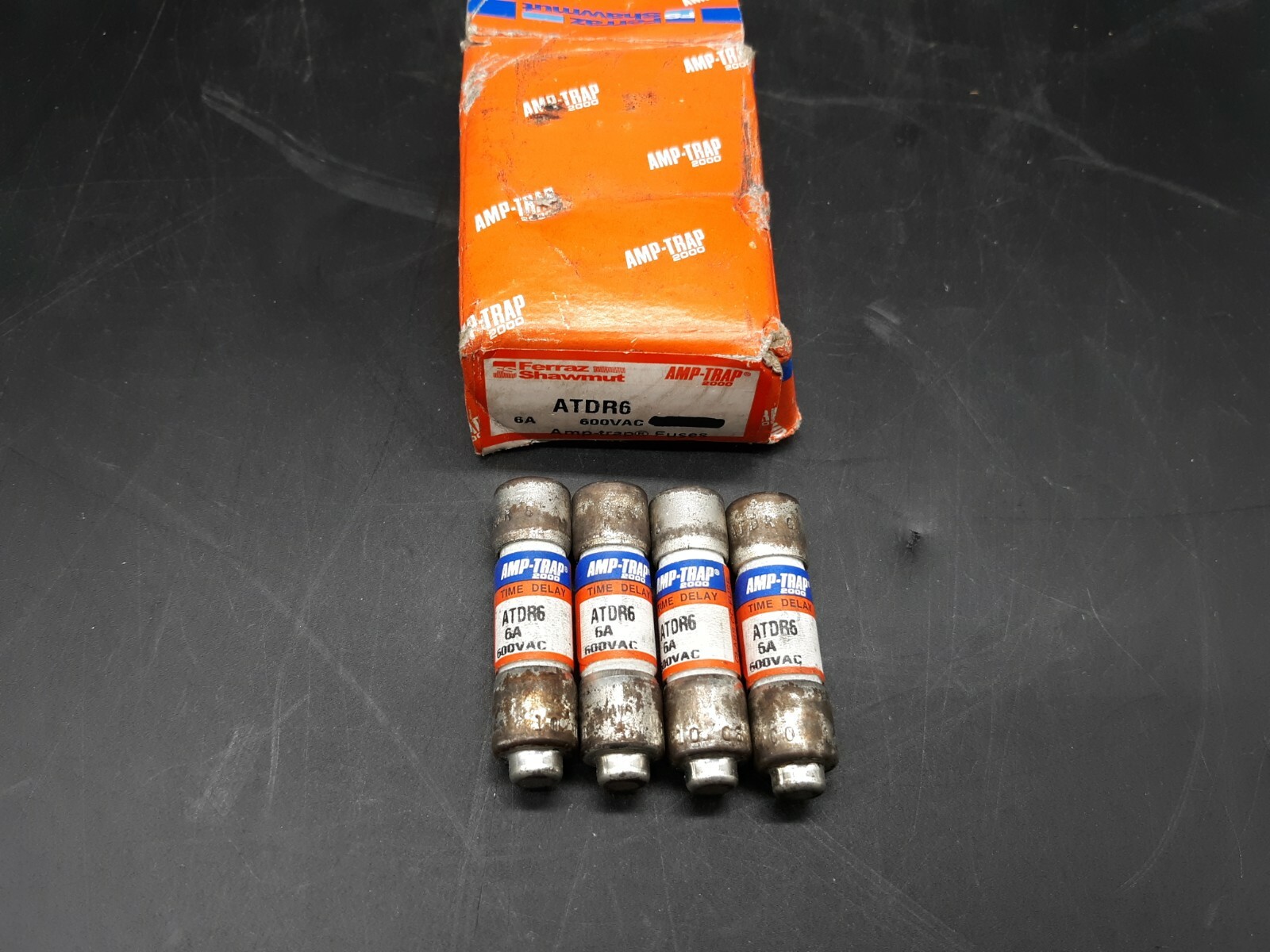 AMPTrap 2000 ATDR6 Time Delay Fuses Lot of 4 eBay