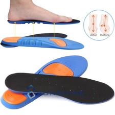 Insoles For Men Work Boot,Shoe Inserts,Athletic Insoles Gel Pad,Shock Absorption