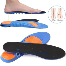 Insoles For Men Work Boot,Shoe Inserts,Athletic Insoles Gel Pad,Shock Absorption