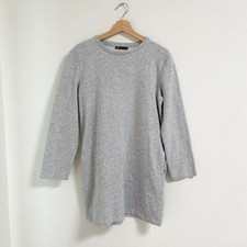 Zara grey long sleeves sweater mini dress