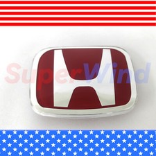 Superwind For Honda Civic Type Red Emblem Grille Accord Crv Logo Euro Frontrear