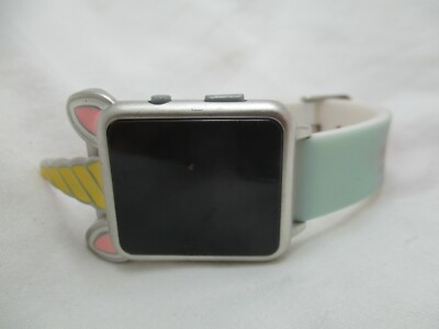 Unicorn Theme Digital Wristwatch Colorful Buckle Band Rectangular Face