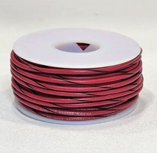 20 AWG UL1015 600 Volt Hook-up Wire RED w/ BLACK STRIPE 50 feet NEW!