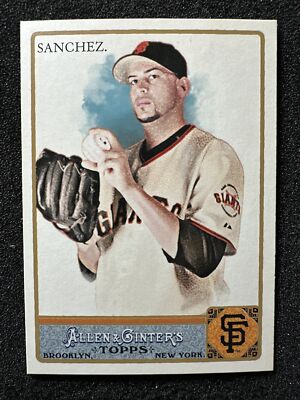 JONATHAN SANCHEZ #117 2011 Topps Allen & Ginter's QTY San Francisco Giants