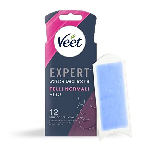 Veet Strisce viso pelli normali x12