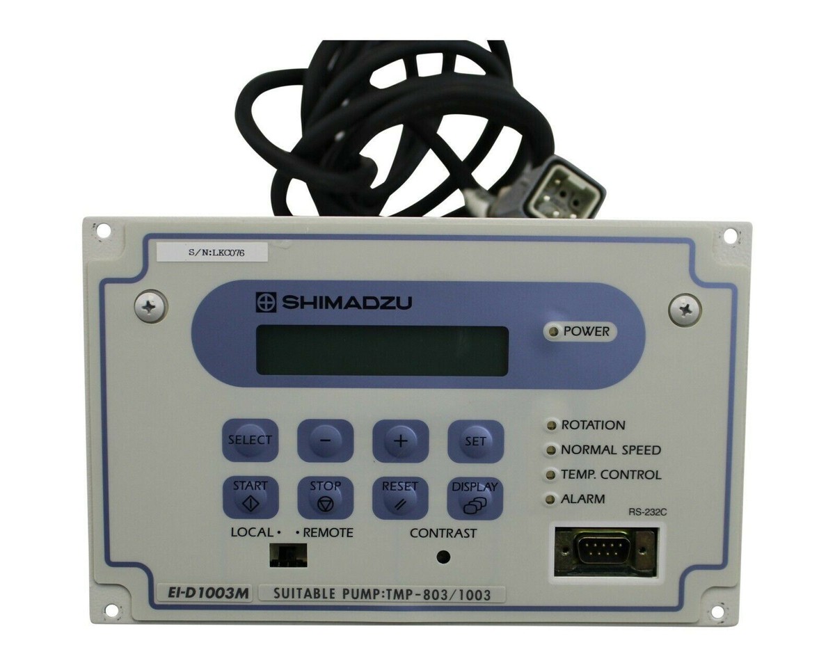 SHIMADZU TURBO MOLECULAR PUMP CONTROLLER EI-D1003M TMP-803/1003 | eBay