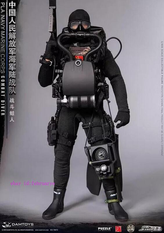 Damtoys 1/6 DAM78073 PLA Navy Marine Corps Combat Diver Action