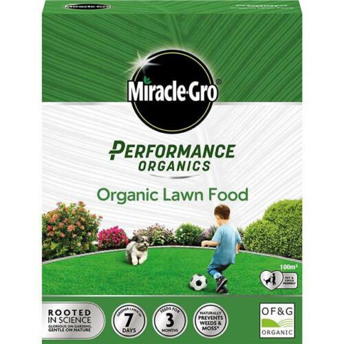 Evergreen Miracle Gro Performance Organic Lawn Food - 100m2 Coverage - Picture 1 of 2