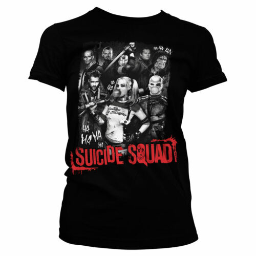 T-shirt femme Suicide Squad sous licence officielle tailles S-XXL  - Photo 1/1