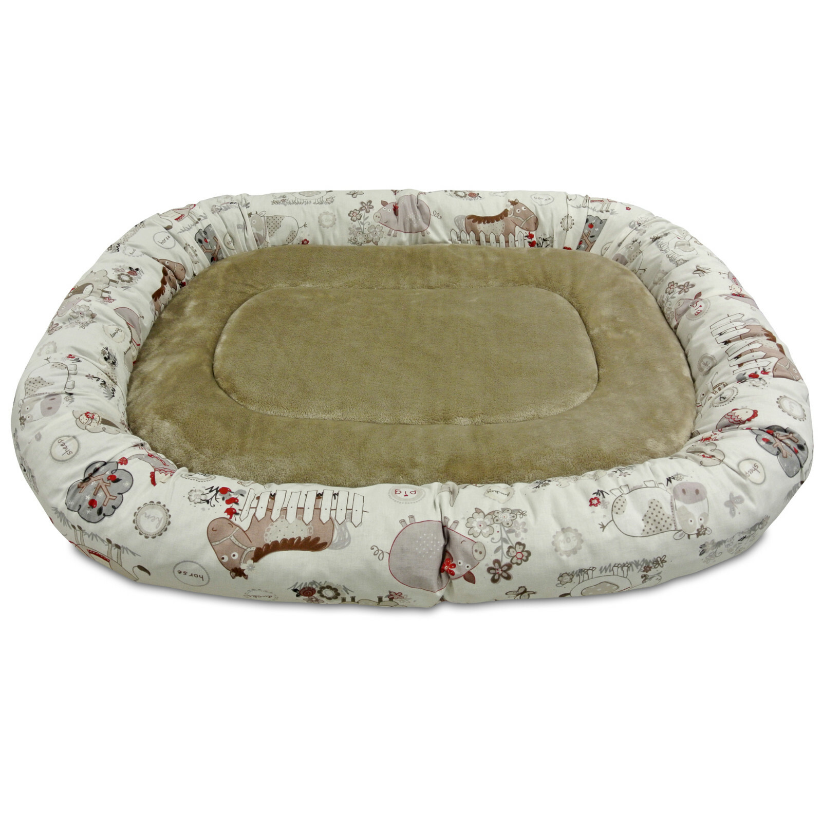 CUCCIA DIVANO LETTO MORBIDA PER CANE GATTO CUSCINO LETTINO MATERASSO M XL...