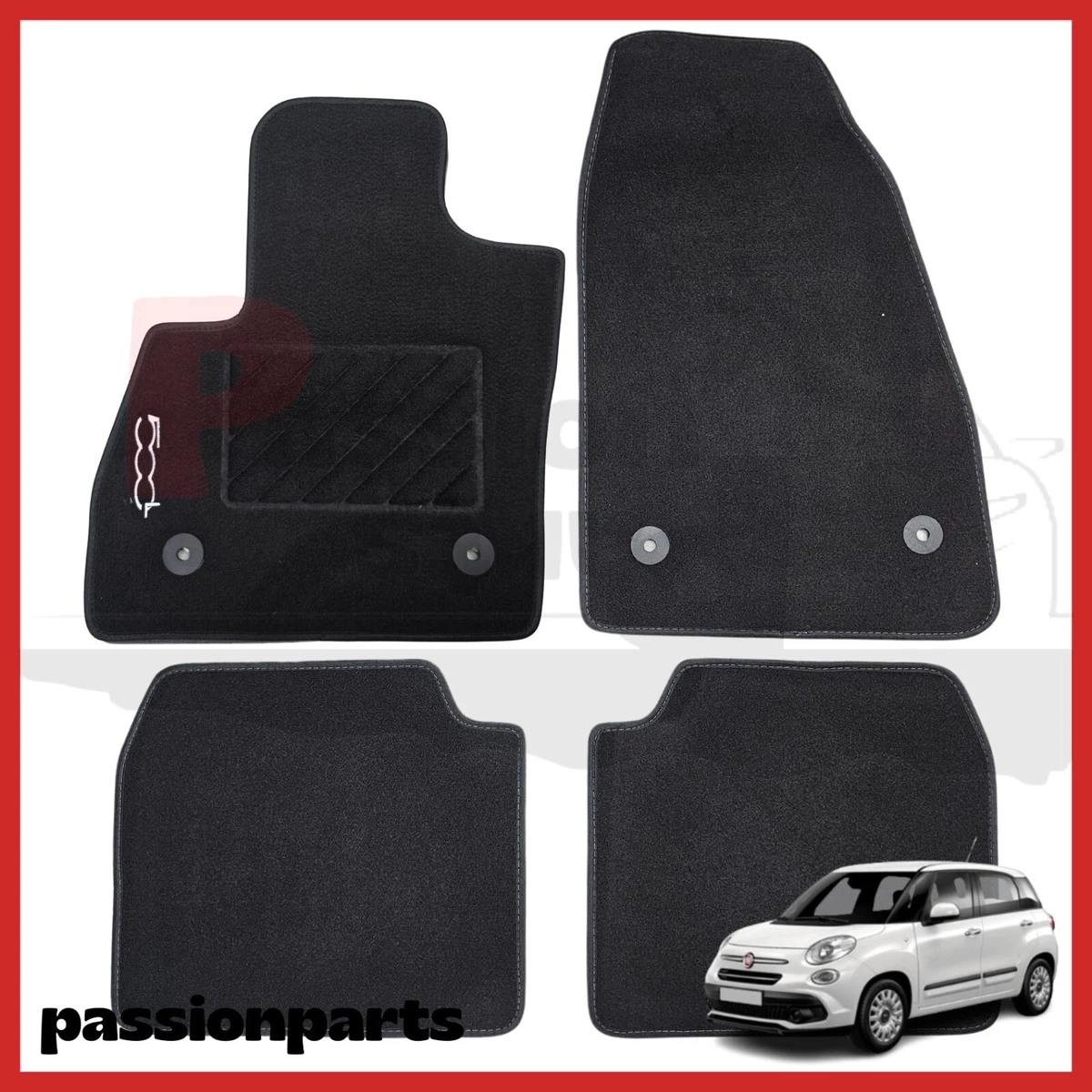 SPRINT00114 - Tappetini su Misura per Auto in Moquette Antiscivolo