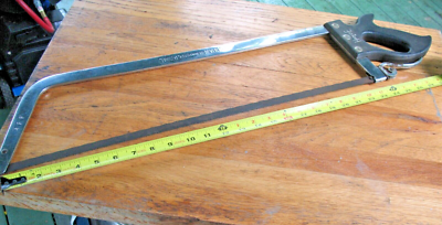 #ad HOOK EYE 4RF BUTCHER#x27;S BONE SAW A. S. CO OWNERS NEVER SOLD 23#x27;#x27; BLADE PAT 38 $88.00