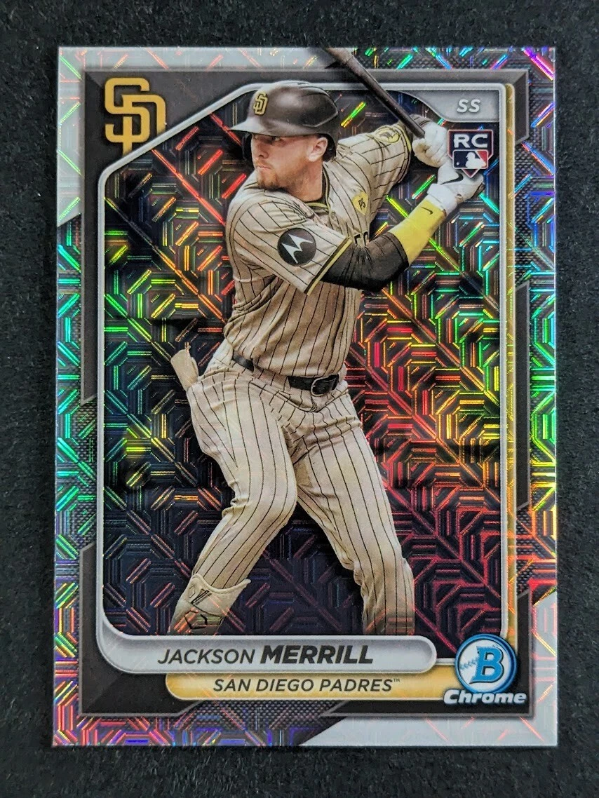 2024 Bowman Chrome Mega Box JACKSON MERRILL Rookie RC Mojo Refractor #27